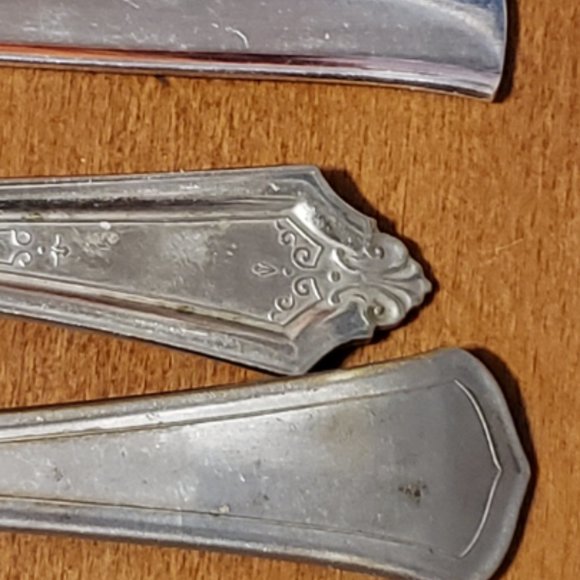 Vintage Pickle Forks Silver plate 3 Various Cocktail Seafood Long Forks - Picture 2 of 6